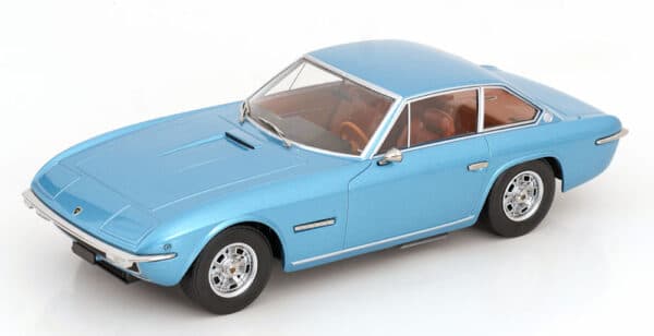 KK Scale 1:18 Lamborghini Islero S 1969 Light Blue Metallic (KKDC181581) Diecast Model