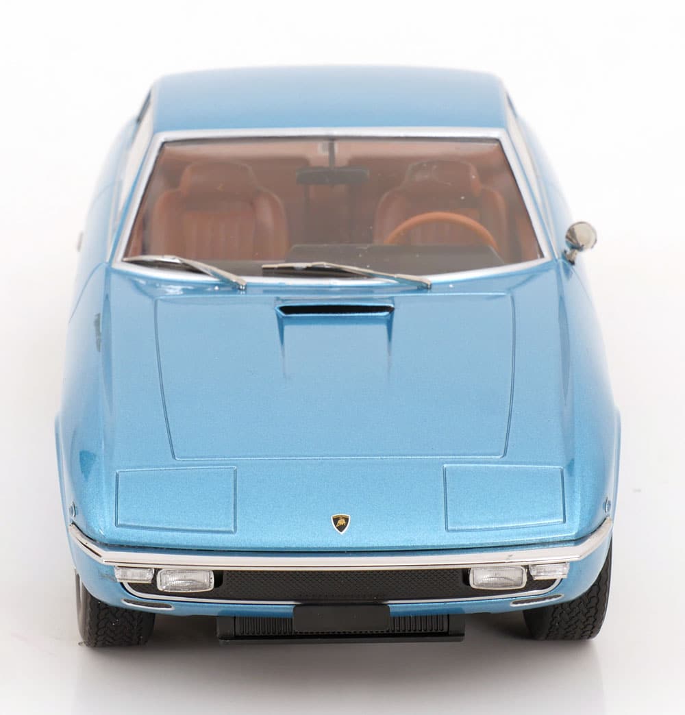KK Scale 1:18 Lamborghini Islero S 1969 Light Blue Metallic (KKDC181581) Diecast Model 4 KK Scale 1:18 Lamborghini Islero S 1969 Light Blue Metallic (KKDC181581) Diecast Model - Image 4