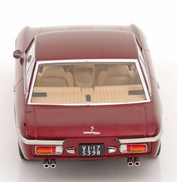 KK Scale 1:18 Lamborghini Islero S 1969 Red Metallic (KKDC181582) Diecast Model 10 KK Scale 1:18 Lamborghini Islero S 1969 Red Metallic (KKDC181582) Diecast Model