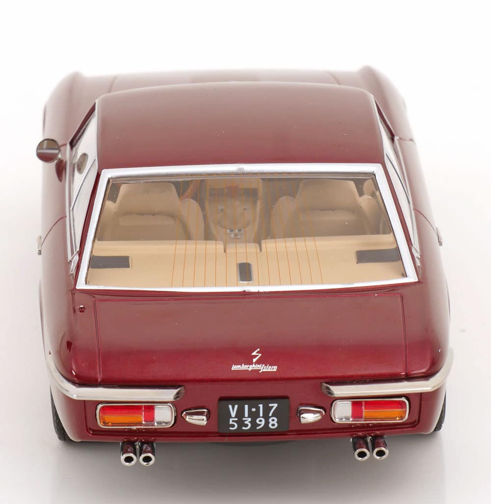 KK Scale 1:18 Lamborghini Islero S 1969 Red Metallic (KKDC181582) Diecast Model 5 KK Scale 1:18 Lamborghini Islero S 1969 Red Metallic (KKDC181582) Diecast Model - Image 5