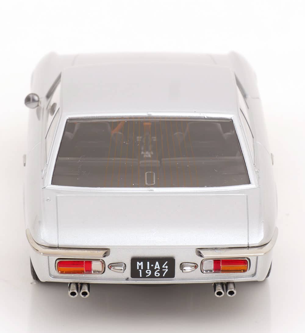 KK Scale 1:18 Lamborghini Islero S 1969 Silver (KKDC181583) Diecast Model 5 KK Scale 1:18 Lamborghini Islero S 1969 Silver (KKDC181583) Diecast Model - Image 5