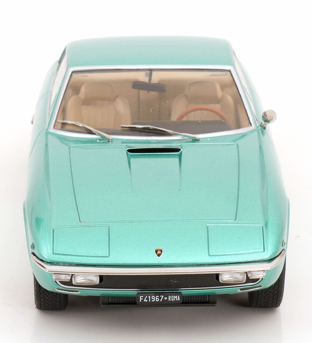 KK Scale 1:18 Lamborghini Islero S 1969 Light Green Metallic (KKDC181584) Diecast Model 4 KK Scale 1:18 Lamborghini Islero S 1969 Light Green Metallic (KKDC181584) Diecast Model - Image 4