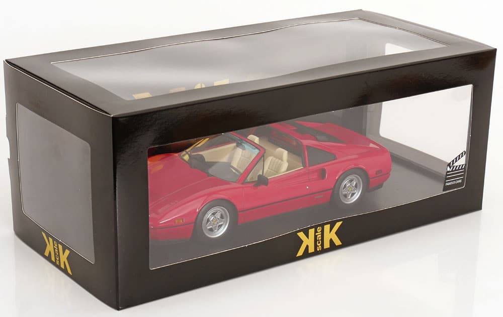KK Scale 1:18 Ferrari 328 GTS Beverly Hills Cop II 1985 Red (KKDC181701) Diecast Model 7 KK Scale 1:18 Ferrari 328 GTS Beverly Hills Cop II 1985 Red (KKDC181701) Diecast Model - Image 7