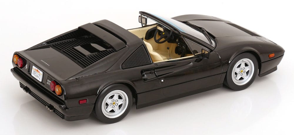 KK Scale 1:18 Ferrari 328 GTS Miami Vice 1985 Black (KKDC181702) Diecast Model 2 KK Scale 1:18 Ferrari 328 GTS Miami Vice 1985 Black (KKDC181702) Diecast Model - Image 2
