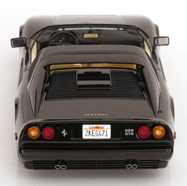 KK Scale 1:18 Ferrari 328 GTS Miami Vice 1985 Black (KKDC181702) Diecast Model 11 KK Scale 1:18 Ferrari 328 GTS Miami Vice 1985 Black (KKDC181702) Diecast Model