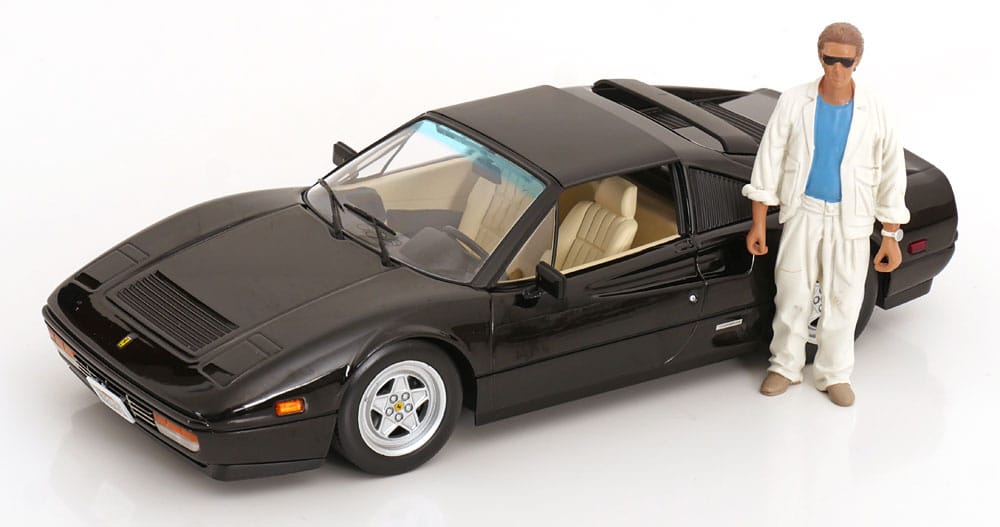 KK Scale 1:18 Ferrari 328 GTS Miami Vice 1985 Black (KKDC181702) Diecast Model 6 KK Scale 1:18 Ferrari 328 GTS Miami Vice 1985 Black (KKDC181702) Diecast Model - Image 6