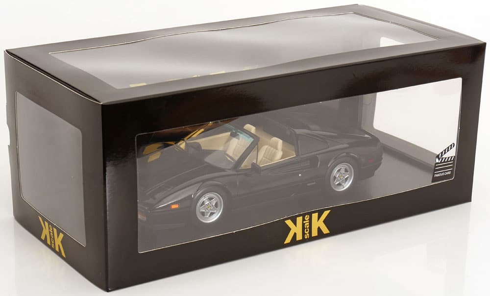 KK Scale 1:18 Ferrari 328 GTS Miami Vice 1985 Black (KKDC181702) Diecast Model 7 KK Scale 1:18 Ferrari 328 GTS Miami Vice 1985 Black (KKDC181702) Diecast Model - Image 7