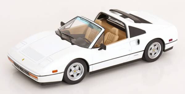 KK Scale 1:18 Ferrari 328 GTS 1985 White (KKDC181703) Diecast Model