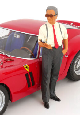 Enzo Ferrari with Clipboard Figure 1:12 Scale