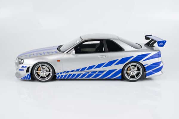 Kyosho 1:12 Nissan Skyline GT-R (R34) Brian O'Connor Fast & Furious 2001 (KSR12007A) Resin Model 14 Kyosho 1:12 Nissan Skyline GT-R (R34) Brian O'Connor Fast & Furious 2001 (KSR12007A) Resin Model