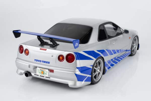 Kyosho 1:12 Nissan Skyline GT-R (R34) Brian O'Connor Fast & Furious 2001 (KSR12007A) Resin Model 12 Kyosho 1:12 Nissan Skyline GT-R (R34) Brian O'Connor Fast & Furious 2001 (KSR12007A) Resin Model