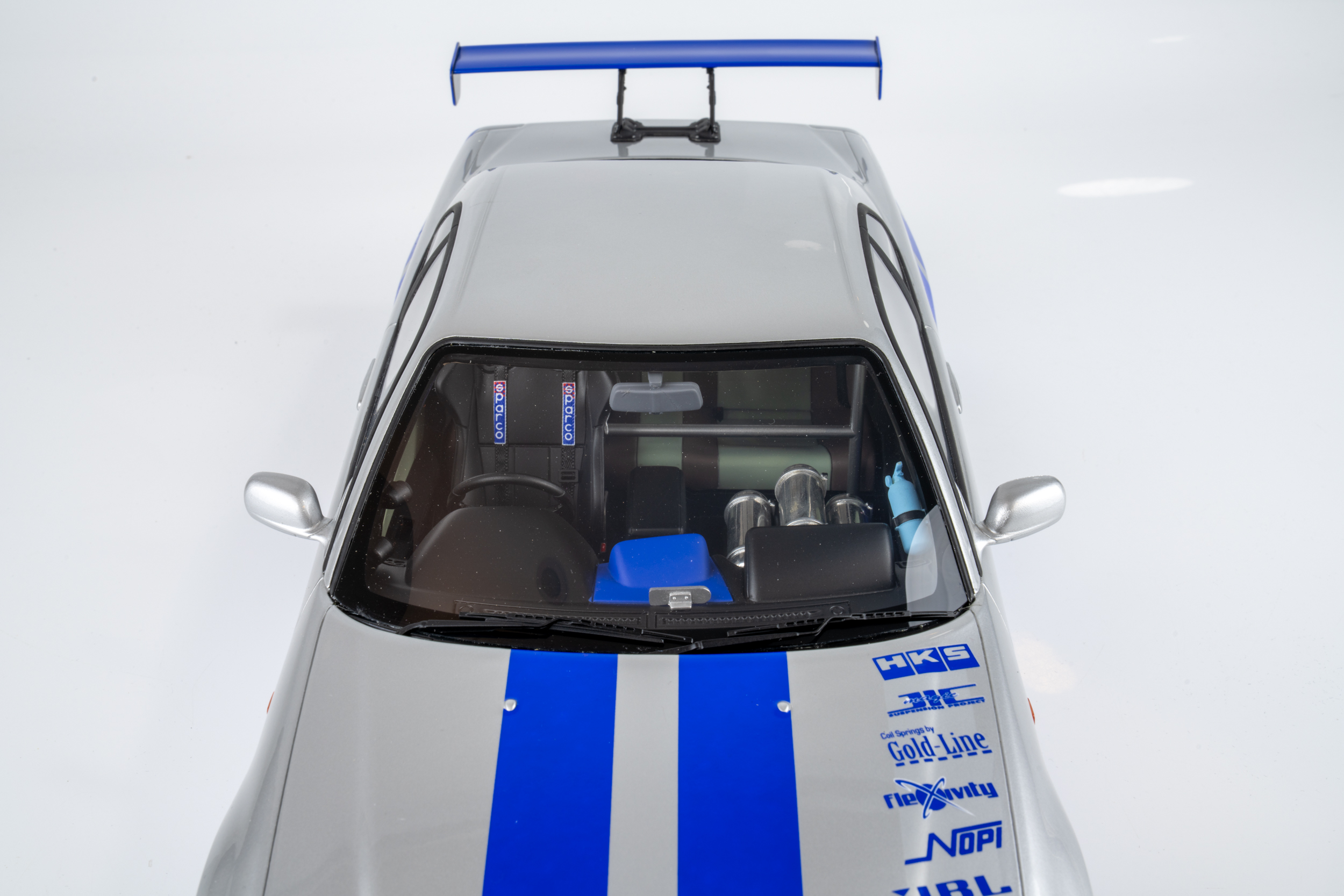 Kyosho 1:12 Nissan Skyline GT-R (R34) Brian O'Connor Fast & Furious 2001 (KSR12007A) Resin Model 6 Kyosho 1:12 Nissan Skyline GT-R (R34) Brian O'Connor Fast & Furious 2001 (KSR12007A) Resin Model - Image 6