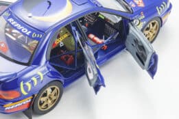 Kyosho KY8962B Subari Impreza Monte Carlo Winner 1995 Sainz Moya Rally Car Diecast Model 6