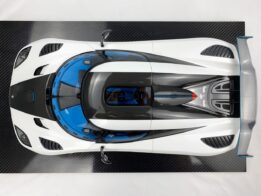 FrontiArt - 1:8 Koenigsegg Agera RS1 Pearl White - Limited Edition Resin Model