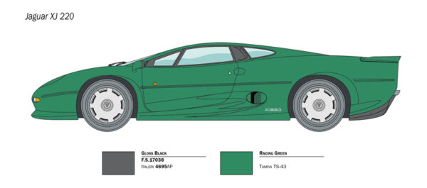 Italeri - 1:24 Jaguar XJ220 (3631) Model Kit