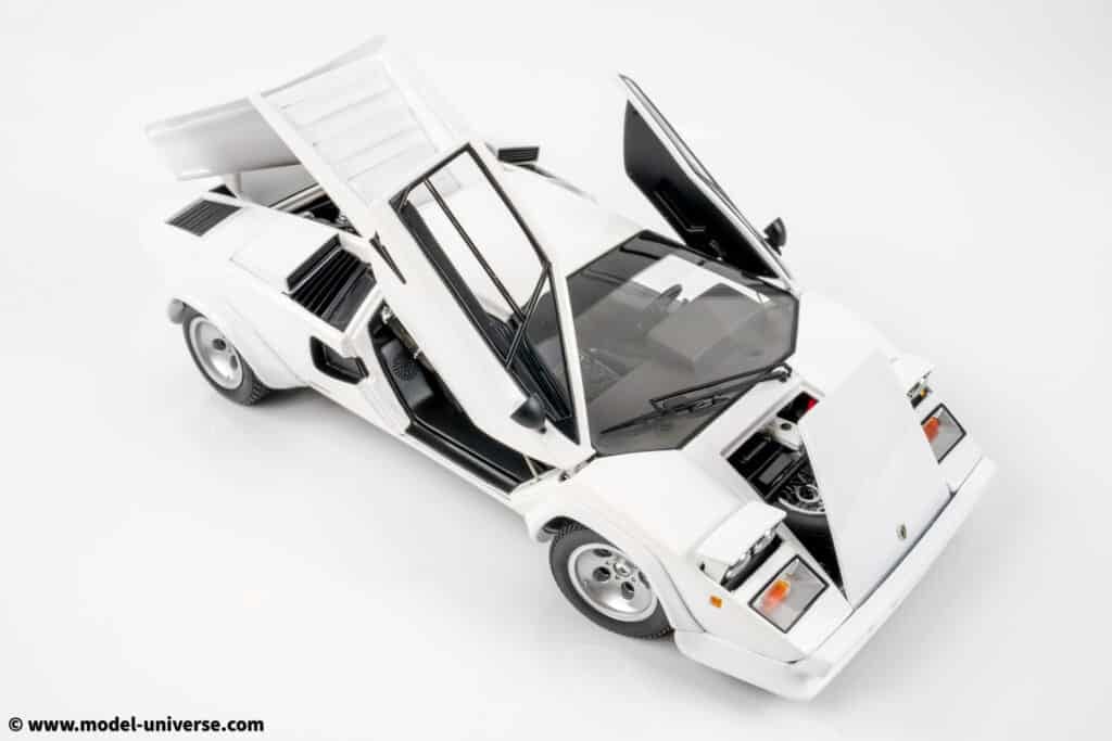 Kyosho 1:18 Lamborghini Countach LP400S 1980 White Diecast Model Now Available