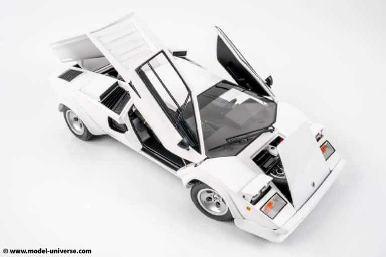 Kyosho 1:18 Lamborghini Countach LP400S 1980 White Diecast Model Now Available