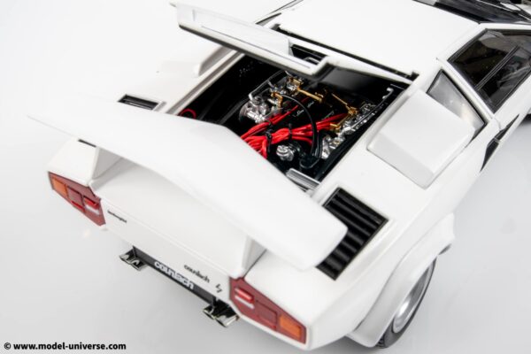 Kyosho - 1:18 Lamborghini Countach LP400 S White 1980 (KS08320WFL) Diecast Model 28 Kyosho - 1:18 Lamborghini Countach LP400 S White 1980 - Diecast Model