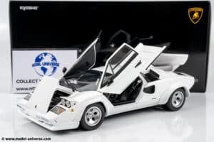 Kyosho - 1:18 Lamborghini Countach LP400 S White 1980 - Diecast Model