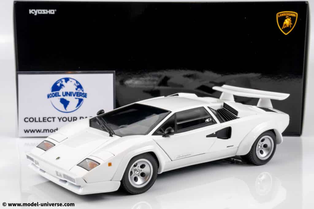Kyosho 1:18 Lamborghini Countach LP400S 1980 White Diecast Model Now Available 1 Kyosho - 1:18 Lamborghini Countach LP400 S White 1980 - Diecast Model