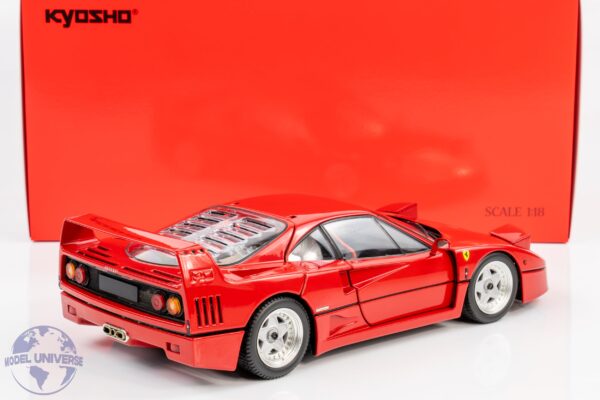 Kyosho - 1:18 Ferrari F40 Red 1987 - Diecast Model 13 Kyosho - 1:18 Ferrari F40 Red 1987 - Diecast Model