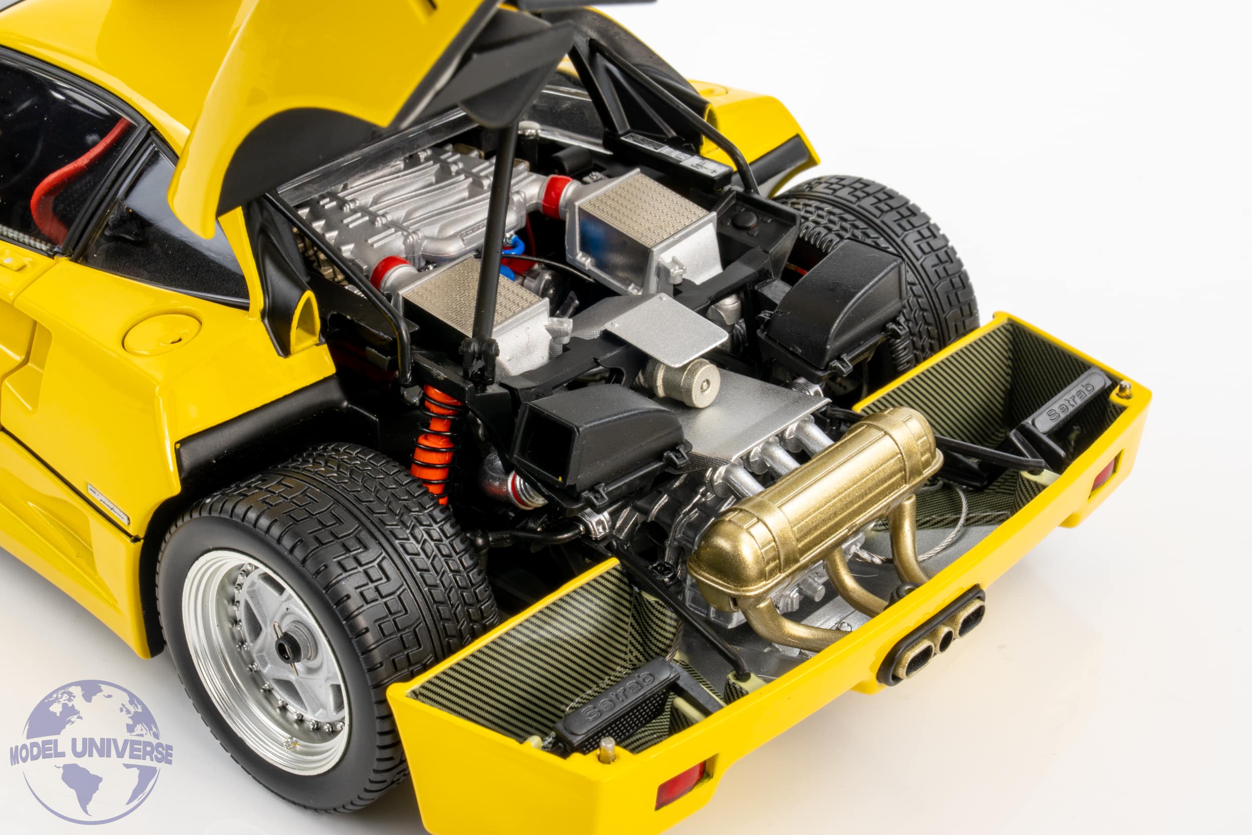 Kyosho - 1:18 Ferrari F40 Yellow 1987 - Diecast Model | eBay