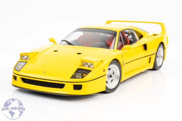 Kyosho - 1:18 Ferrari F40 Yellow 1987 - Diecast Model 20 Kyosho - 1:18 Ferrari F40 Yellow 1987 - Diecast Model