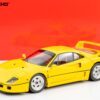 Kyosho - 1:18 Ferrari F40 Yellow 1987 - Diecast Model 56 Kyosho - 1:18 Ferrari F40 Yellow 1987 - Diecast Model