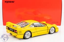 Kyosho - 1:18 Ferrari F40 Yellow 1987 - Diecast Model