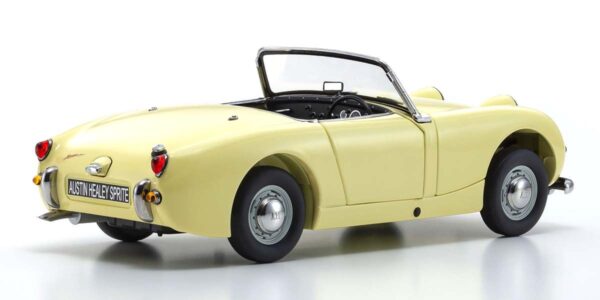 Alternative view of Kyosho 1:18 Austin Healey Sprite 1958 Primrose Yellow (KS08953PY) Diecast Model