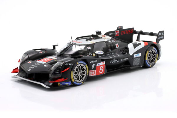 Diecast Model Shop - Model Universe 52 Alternative view of Ixo 1:18 Toyota GR010 Hybrid No.8 24h Le Mans 2025 (LEGT-TYGR25LM08) Diecast Model