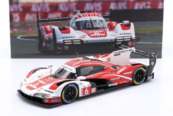 Ixo 1:18 Porsche 963 Penske No.6 4th 24h Le Mans 2024 (LEGT963-LM009) Diecast Model