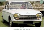 Norev - 1:18 Peugeot 204 White 1967 - Diecast Model