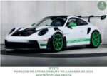Norev - 1:18 Porsche 911 (992) GT3 RS "Carrera RS Tribute" White and Python Green - Diecast Model