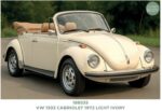 Norev - 1:18 Volkwagen 1303 Cabriolet Light Ivory - Diecast Model