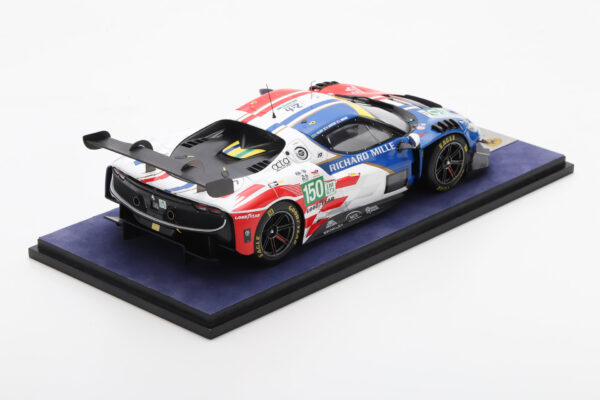 Alternative view of Looksmart 1:18 Ferrari 296 LMGT3 No.150 Richard Mille AF Corse 24h Le Mans 2025 (LS18LM059) Resin Model