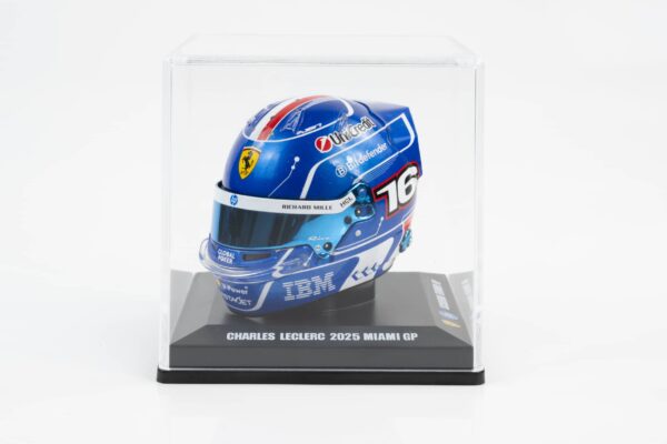 Looksmart - 1:5 Charles Leclerc Scuderia Ferrari Miami GP 2025 - Helmet Replica 14 Looksmart - 1:5 Charles Leclerc Scuderia Ferrari Miami GP 2025 - Helmet Replica