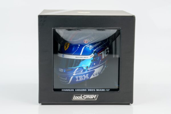 Looksmart - 1:5 Charles Leclerc Scuderia Ferrari Miami GP 2025 - Helmet Replica 15 Looksmart - 1:5 Charles Leclerc Scuderia Ferrari Miami GP 2025 - Helmet Replica
