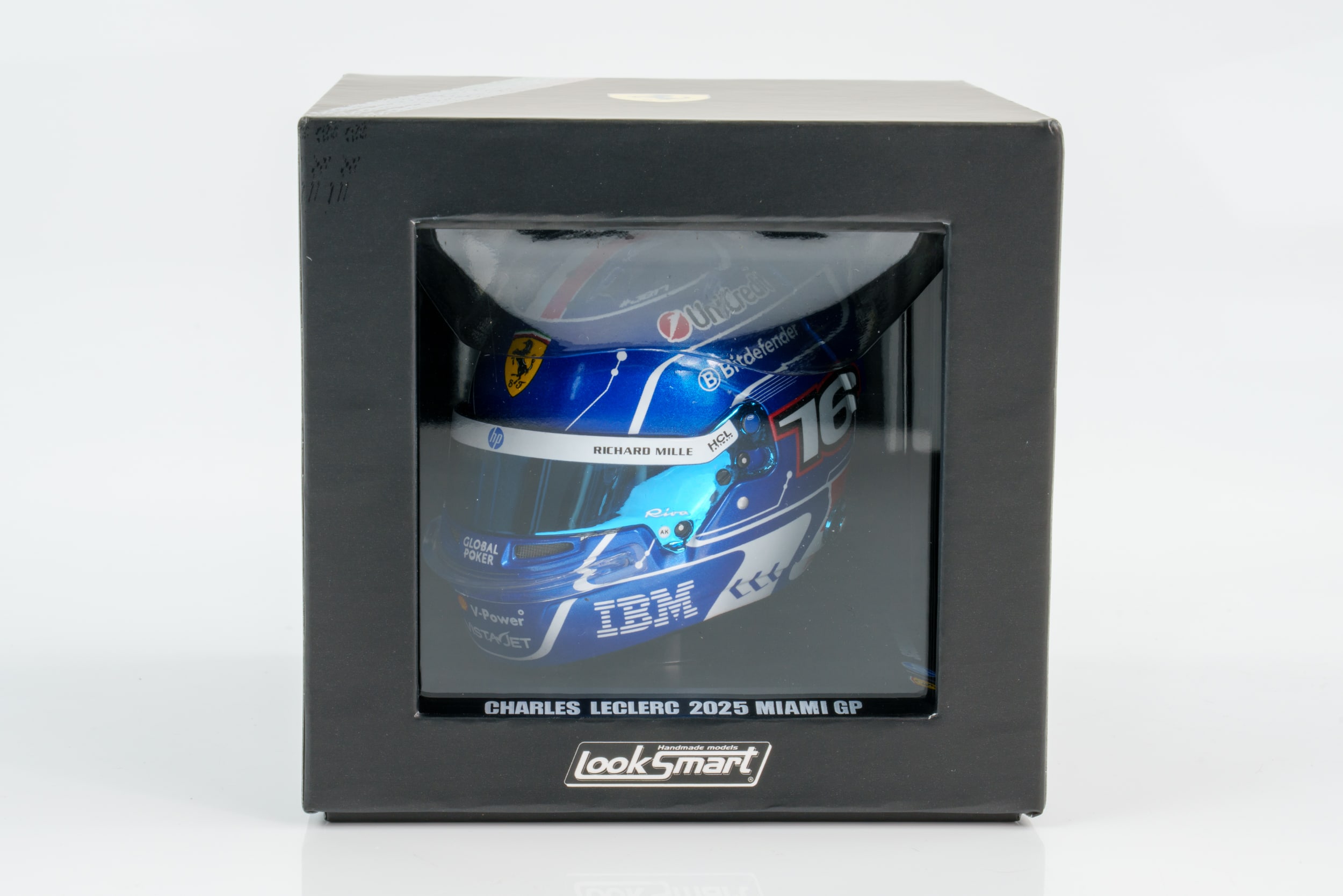 Looksmart - 1:5 Charles Leclerc Scuderia Ferrari Miami GP 2025 - Helmet Replica 8 Looksmart - 1:5 Charles Leclerc Scuderia Ferrari Miami GP 2025 - Helmet Replica