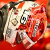 LookSmart - 1:5 Replica Helmet Charles Leclerc Las Vegas GP 2025 - Resin Model 4 LSHEL026