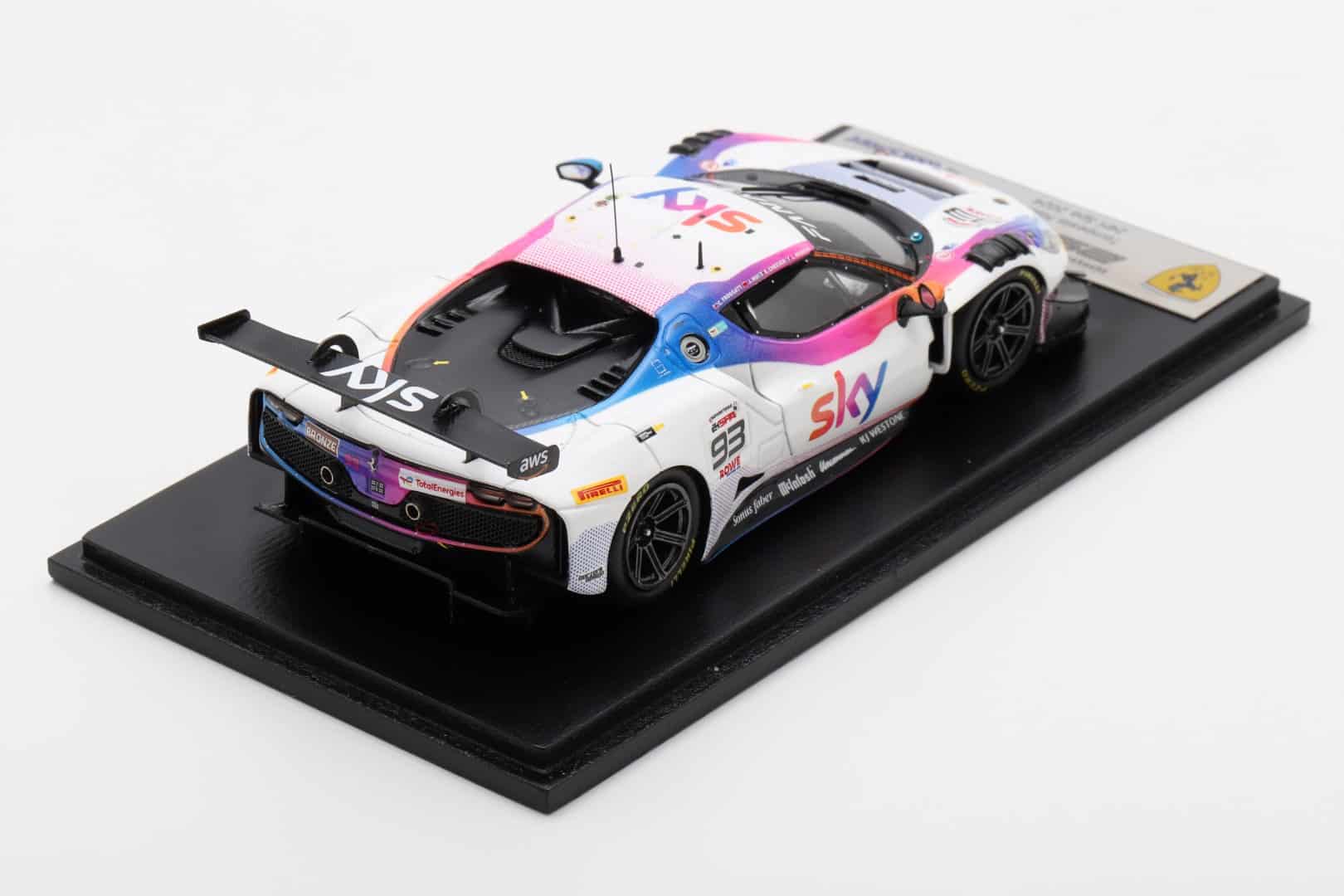 [新品]FERRARI 296 GT3 スカイテンペスタ #93 スパ24h LookSmart 1:43 Ferrari 296 GT3 #93 24h Spa 2024 Sky Tempesta