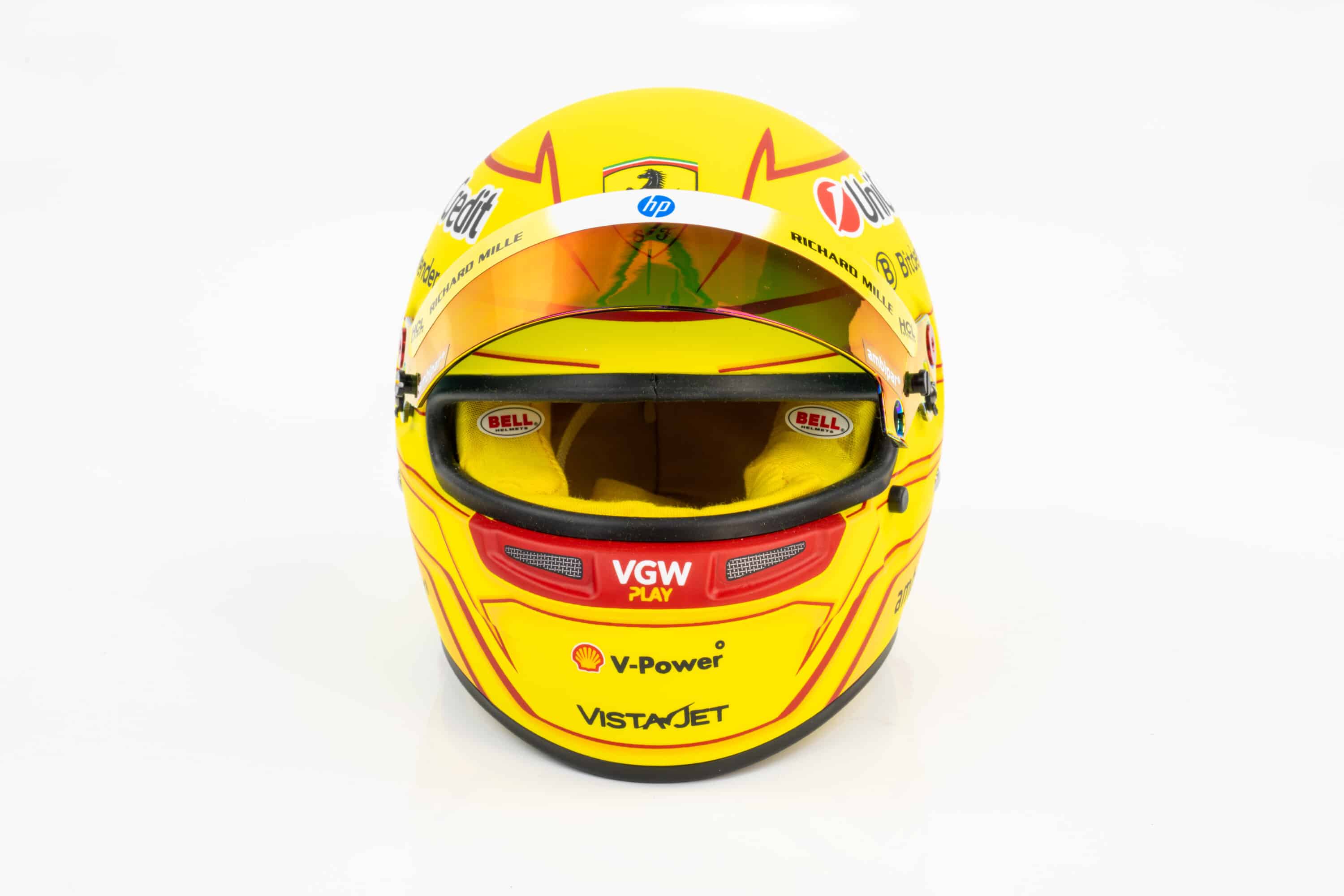 Bell 1:2 Scale Lewis Hamilton Ferrari F1 2025 Helmet Replica (LH2025)