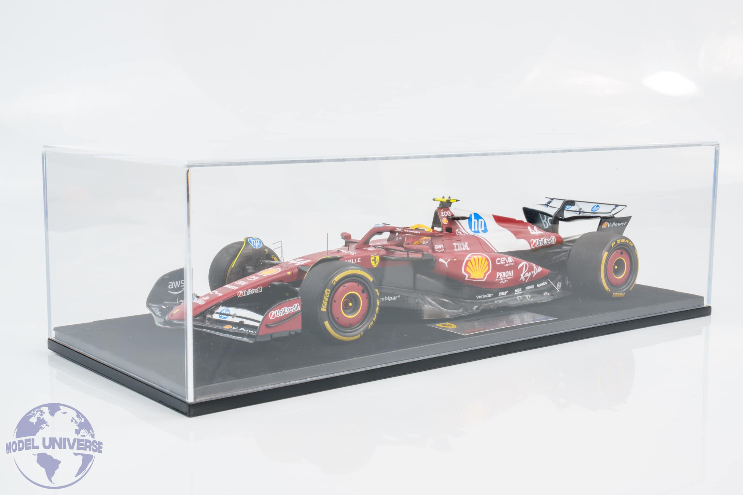 Looksmart - 1:18 Ferrari SF-25 No.44 Lewis Hamilton Winner Sprint Race China 2025 - Resin Model 3 Looksmart - 1:18 Ferrari SF-25 No.44 Lewis Hamilton Winner Sprint Race China 2025 - Resin Model
