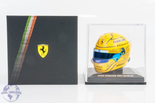Looksmart - 1:5 Lewis Hamilton Miami GP 2025 Ferrari F1 Helmet Replica