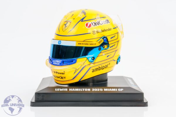 Looksmart - 1:5 Lewis Hamilton Miami GP 2025 Ferrari F1 Helmet Replica 9 Looksmart - 1:5 Lewis Hamilton Miami GP 2025 Ferrari F1 Helmet Replica