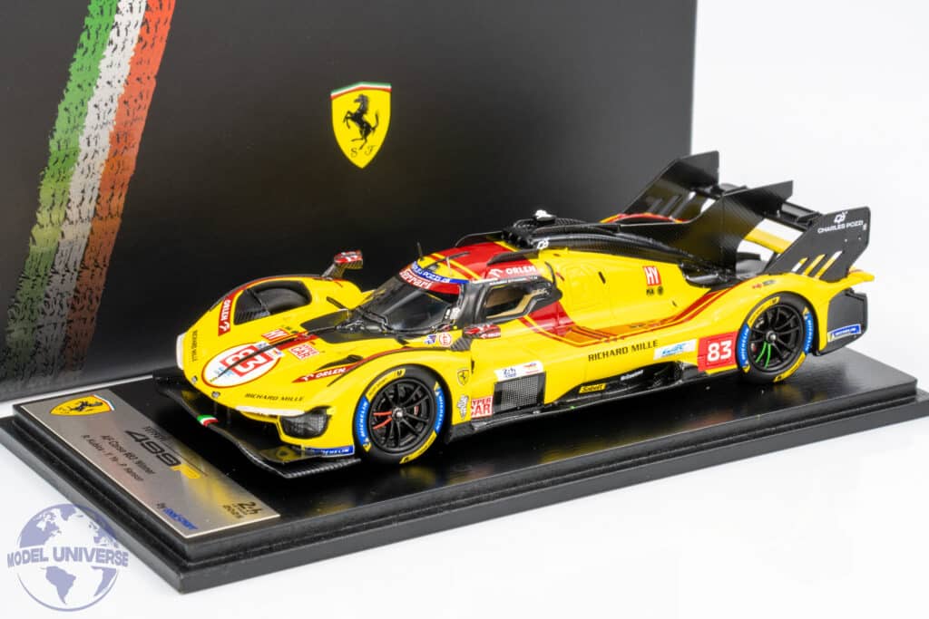 Looksmart announces 2025 Le Mans Ferrari's in 1:43 Scale 1 Looksmart - 1:43 Ferrari 499P No.83 Winner 24h Le Mans 2025 R.Kubica, Y.Ye, P.Hanson - Resin Model
