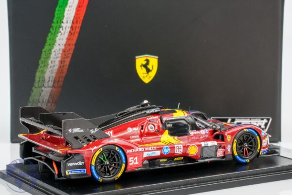 Looksmart - 1:43 Ferrari 499P No.51 3rd Place 24h Le Mans 2025 A.Pier Guidi, J.Calado, A.Giovinazzi - Resin Model 8 Looksmart - 1:43 Ferrari 499P No.51 3rd Place 24h Le Mans 2025 A.Pier Guidi, J.Calado, A.Giovinazzi - Resin Model