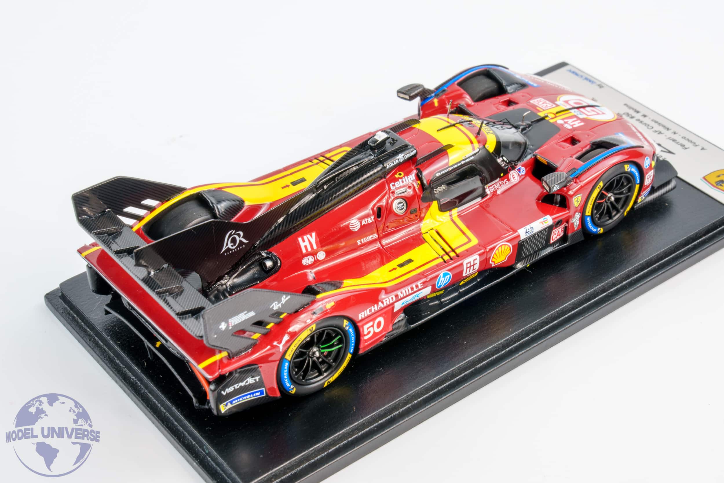 Looksmart - 1:43 Ferrari 499P No.50 24h Le Mans 2025 A.Fuoco, N.Nielsen, M.Molina - Resin Model 6 Looksmart - 1:43 Ferrari 499P No.50 24h Le Mans 2025 A.Fuoco, N.Nielsen, M.Molina - Resin Model