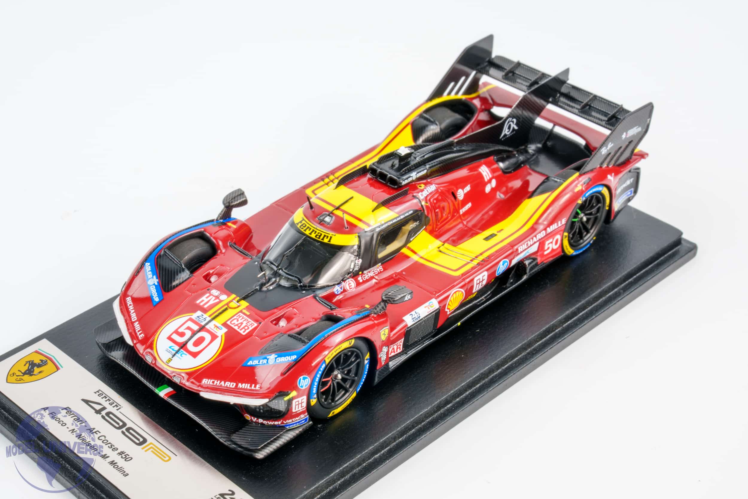 Looksmart - 1:43 Ferrari 499P No.50 24h Le Mans 2025 A.Fuoco, N.Nielsen, M.Molina - Resin Model 5 Looksmart - 1:43 Ferrari 499P No.50 24h Le Mans 2025 A.Fuoco, N.Nielsen, M.Molina - Resin Model