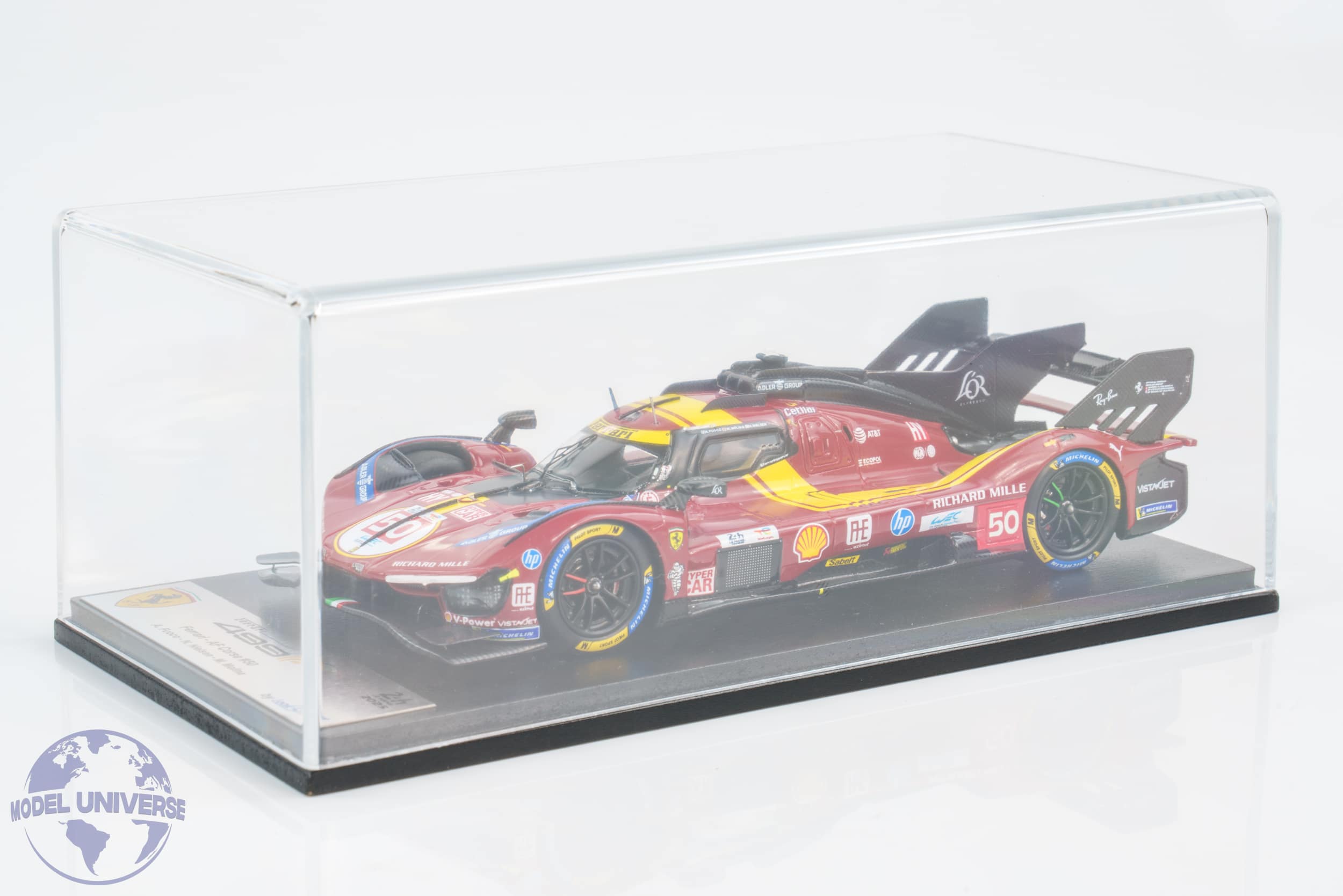 Looksmart - 1:43 Ferrari 499P No.50 24h Le Mans 2025 A.Fuoco, N.Nielsen, M.Molina - Resin Model 3 Looksmart - 1:43 Ferrari 499P No.50 24h Le Mans 2025 A.Fuoco, N.Nielsen, M.Molina - Resin Model